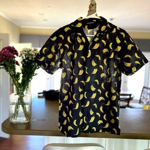Relaxed Fit Camp Collar Shirt